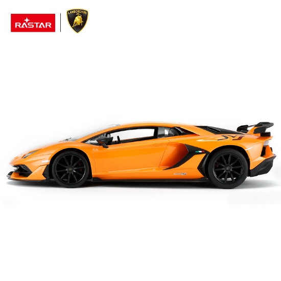 Imagine MASINA CU TELECOMANDA AVENTADOR SVJ PORTOCALIU SCARA 1 LA 14