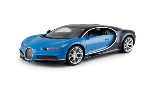 Imagine MASINA CU TELECOMANDA BUGATTI CHIRON ALBASTRU SCARA 1 LA 14