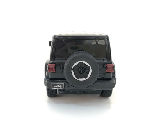 Imagine MASINA CU TELECOMANDA JEEP WRANGLER JL NEGRU SCARA 1 LA 24