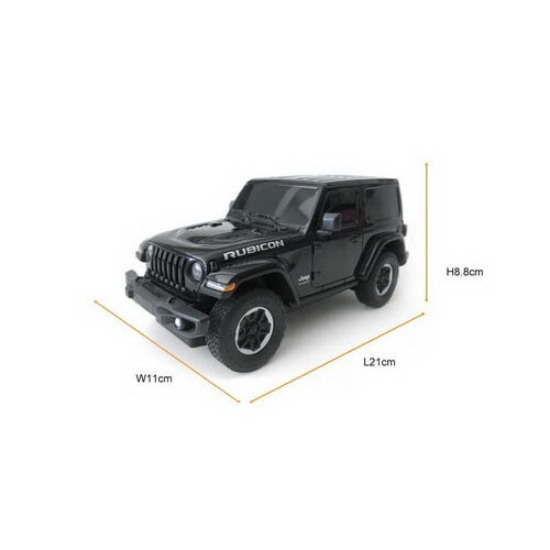 Imagine MASINA CU TELECOMANDA JEEP WRANGLER JL NEGRU SCARA 1 LA 24