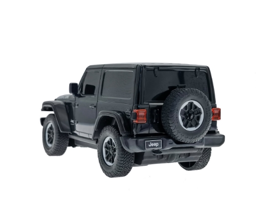 Imagine MASINA CU TELECOMANDA JEEP WRANGLER JL NEGRU SCARA 1 LA 24