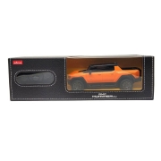 Imagine MASINA CU TELECOMANDA HUMMER EV PORTOCALIU CU SCARA 1 LA 24