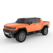 Imagine MASINA CU TELECOMANDA HUMMER EV PORTOCALIU CU SCARA 1 LA 24