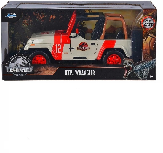 Imagine Masinuta metalica Jurassic World 1992 Jeep Wrangler 1:24