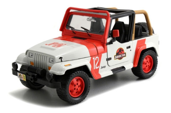 Imagine Masinuta metalica Jurassic World 1992 Jeep Wrangler 1:24