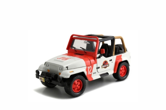 Imagine Masinuta metalica Jurassic World 1992 Jeep Wrangler 1:24