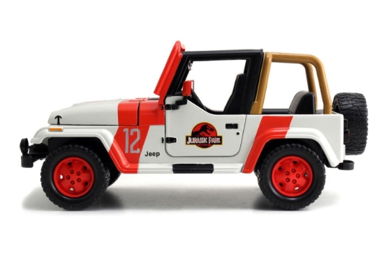 Imagine Masinuta metalica Jurassic World 1992 Jeep Wrangler 1:24