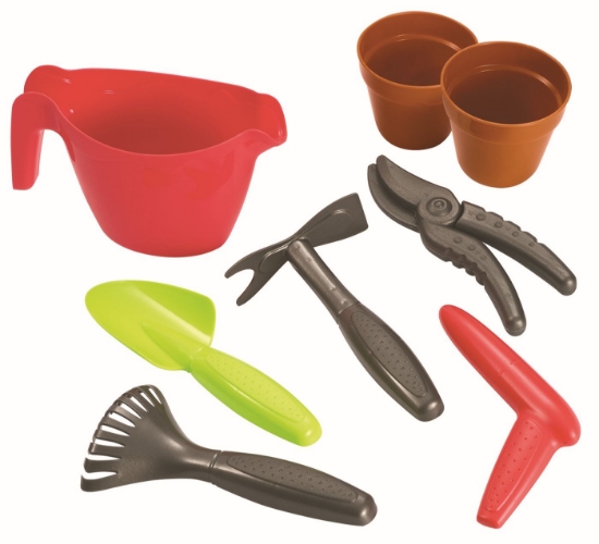 Imagine ECOIFFIER CARUCIOR DE GRADINA CU UNELTE