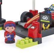 Imagine ECOIFFIER ABRICK SET CONSTRUCTIE OPRIRE LA BOXE FORMULA 1