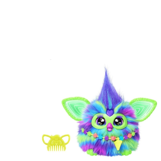 Imagine FURBY JUCARIE DE PLUS INTERACTIVA FURBY GALAXY GLOW IN THE DARK