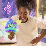 Imagine FURBY JUCARIE DE PLUS INTERACTIVA FURBY GALAXY GLOW IN THE DARK