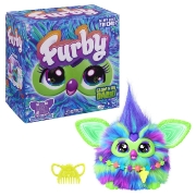 Imagine FURBY JUCARIE DE PLUS INTERACTIVA FURBY GALAXY GLOW IN THE DARK