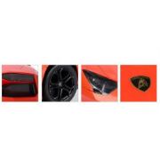 Imagine MASINA CU TELECOMANDA LAMBORGHINI AVENTADOR PORTOCALIU CU SCARA 1 LA 24