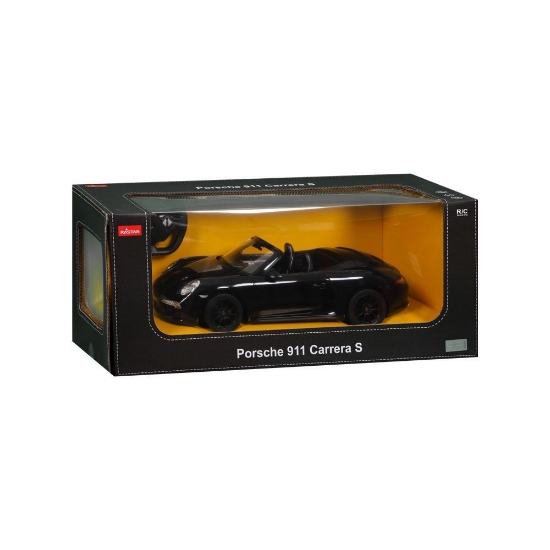 Imagine MASINA CU TELECOMANDA PORSCHE 911 CARRERA S NEGRU CU SCARA 1 LA 12 