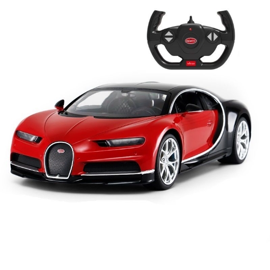 Imagine MASINA CU TELECOMANDA BUGATTI CHIRON ROSU SCARA 1 LA 14