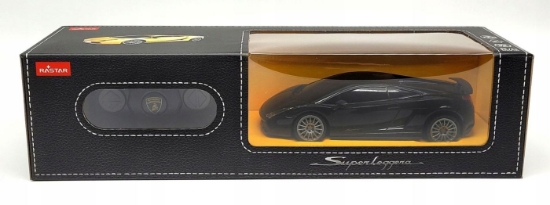 Imagine MASINA CU TELECOMANDA LAMBORGHINI SUPERLEGGERA NEGRU CU SCARA 1 LA 24