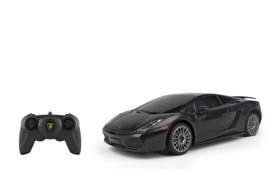 Imagine MASINA CU TELECOMANDA LAMBORGHINI SUPERLEGGERA NEGRU CU SCARA 1 LA 24