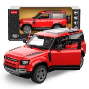 Imagine MASINUTA METALICA LAND ROVER DEFENDER 90 ROSU SCARA 1 LA 24