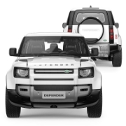 Imagine MASINUTA METALICA LAND ROVER DEFENDER 90 ALB SCARA 1 LA 24