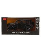Imagine MASINUTA METALICA JEEP WRANGLER RUBICON 4XE NEGRU SCARA 1 LA 24