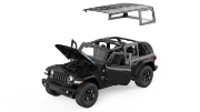 Imagine MASINUTA METALICA JEEP WRANGLER RUBICON 4XE NEGRU SCARA 1 LA 24