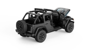 Imagine MASINUTA METALICA JEEP WRANGLER RUBICON 4XE NEGRU CU SCARA 1 LA 32