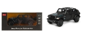 Imagine MASINUTA METALICA JEEP WRANGLER RUBICON 4XE NEGRU CU SCARA 1 LA 32