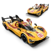 Imagine MASINA CU TELECOMANDA FERRARI 499P N83 GALBEN SCARA 1 LA 14