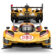 Imagine MASINA CU TELECOMANDA FERRARI 499P N83 GALBEN SCARA 1 LA 14