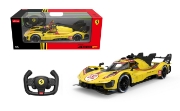 Imagine MASINA CU TELECOMANDA FERRARI 499P N83 GALBEN SCARA 1 LA 14