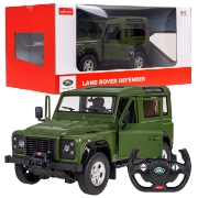 Imagine MASINA CU TELECOMANDA LAND ROVER DEFENDER VERDE CU SCARA 1 LA 14