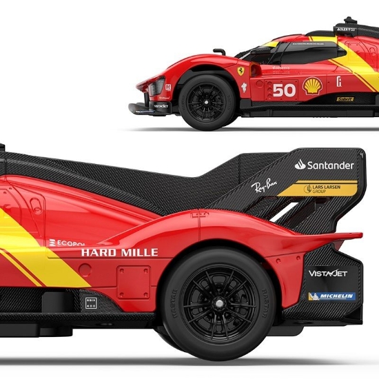 Imagine MASINA CU TELECOMANDA FERRARI 499P ROSU SCARA 1 LA 24