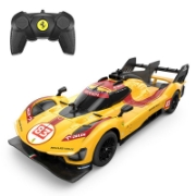Imagine MASINA CU TELECOMANDA FERRARI 499P N83 GALBEN SCARA 1 LA 24