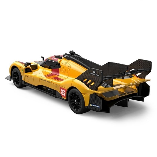 Imagine MASINA CU TELECOMANDA FERRARI 499P N83 GALBEN SCARA 1 LA 24