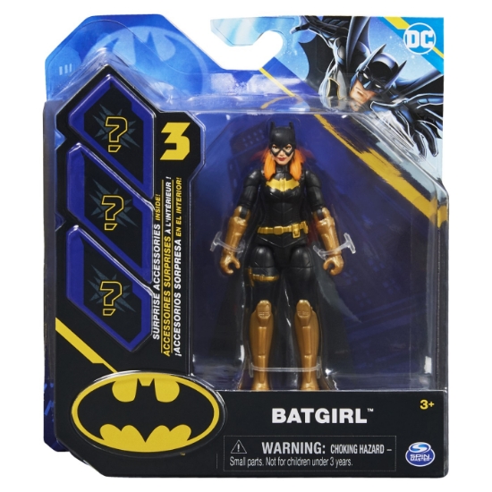 Imagine FIGURINA BATGIRL ARTICULATA 10CM CU 3 ACCESORII SURPRIZA