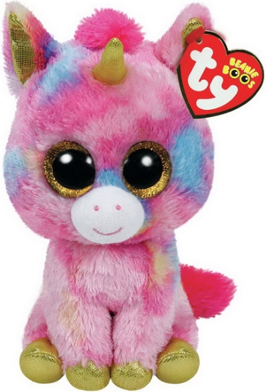 Imagine PLUS TY 15CM BOOS FANTASIA UNICORNUL COLORAT