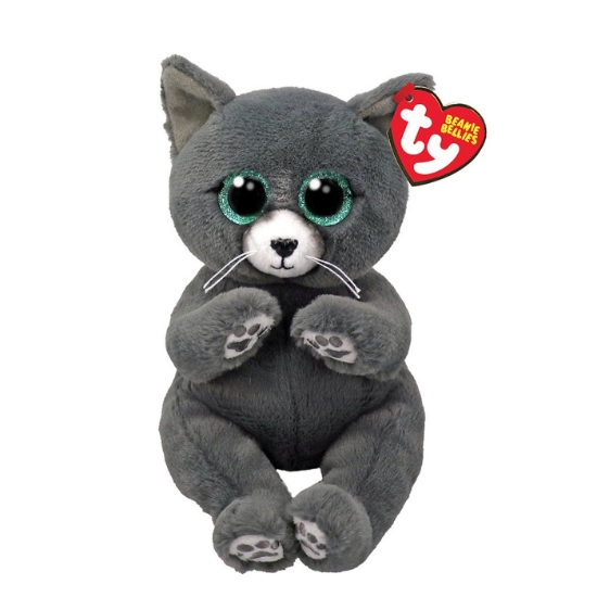 Imagine PLUS TY 15CM BEANIE BELLIES PISICUTA ALBASTRU DE RUSIA BINX 