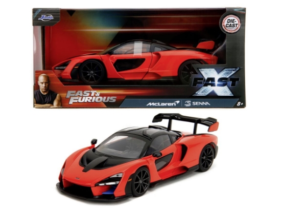 Imagine JADA FAST AND FURIOUS MASINUTA METALICA MCLAREN SENNA SCARA 1 LA 24