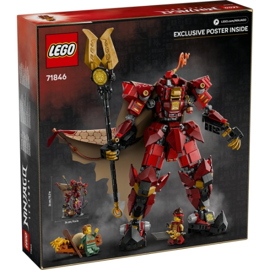 Imagine LEGO NINJAGO ROBOTUL CAVALER AL FOCULUI 71846