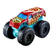 Imagine Hot Wheels Monster Truck Roarin Wreckers Demo Derby cu funcții și sunete scara 1:43