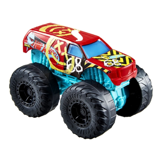 Imagine Hot Wheels Monster Truck Roarin Wreckers Demo Derby cu funcții și sunete scara 1:43