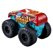 Imagine Hot Wheels Monster Truck Roarin Wreckers Demo Derby cu funcții și sunete scara 1:43