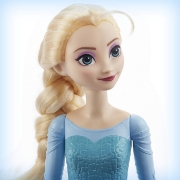 Imagine PAPUSA DISNEY FROZEN ELSA CU ROCHIE ALBASTRA