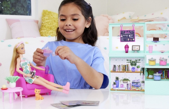 Imagine BARBIE SET PAPUSA BARBIE SI CEAINARIE