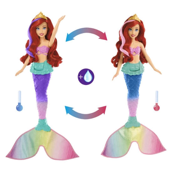 Imagine DISNEY PRINCESS PAPUSA PRINTESA ARIEL SIRENA