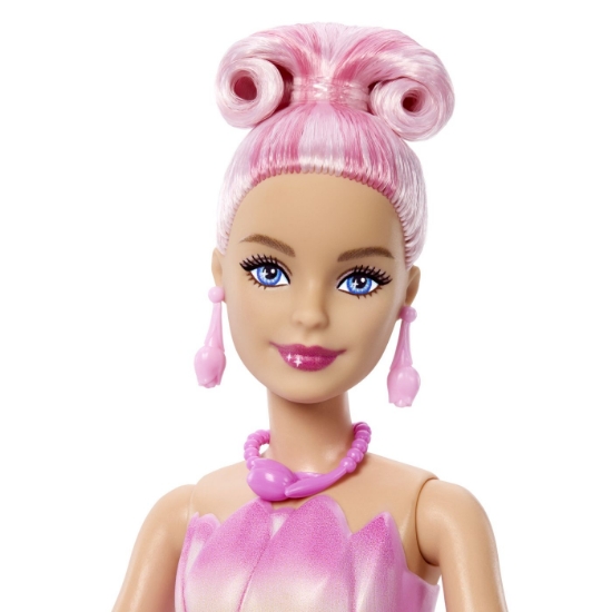 Imagine BARBIE PETAL POP SET PAPUSA BARBIE LALEA ROZ SI ACCESORII