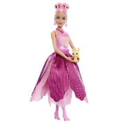 Imagine BARBIE PETAL POP SET PAPUSA BARBIE LALEA ROZ SI ACCESORII
