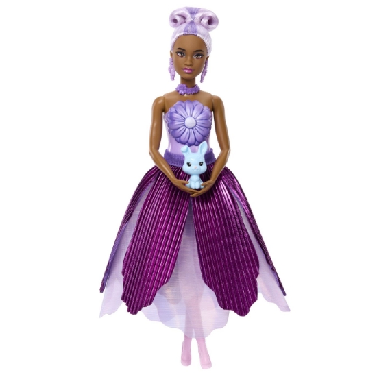 Imagine BARBIE PETAL POP SET PAPUSA BARBIE MARGARETA MOV SI ACCESORII