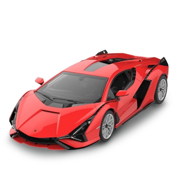 Imagine MASINA CU TELECOMANDA LAMBORGHINI SIAN ROSU CU SCARA 1 LA 14