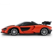 Imagine MASINA CU TELECOMANDA McLAREN SENNA PORTOCALIU CU SCARA 1 LA 18